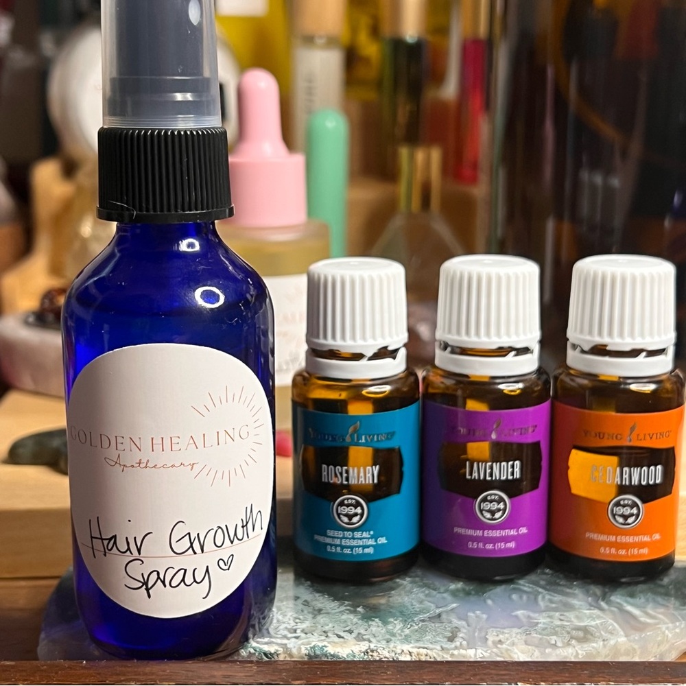 Hair Growth Spray (4oz, 8oz, & 16oz) and Oil Treatment (30ml)